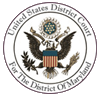 Logo Recognizing Meyers, Rodbell & Rosenbaum, PA's affiliation with US District Count for the District of MD